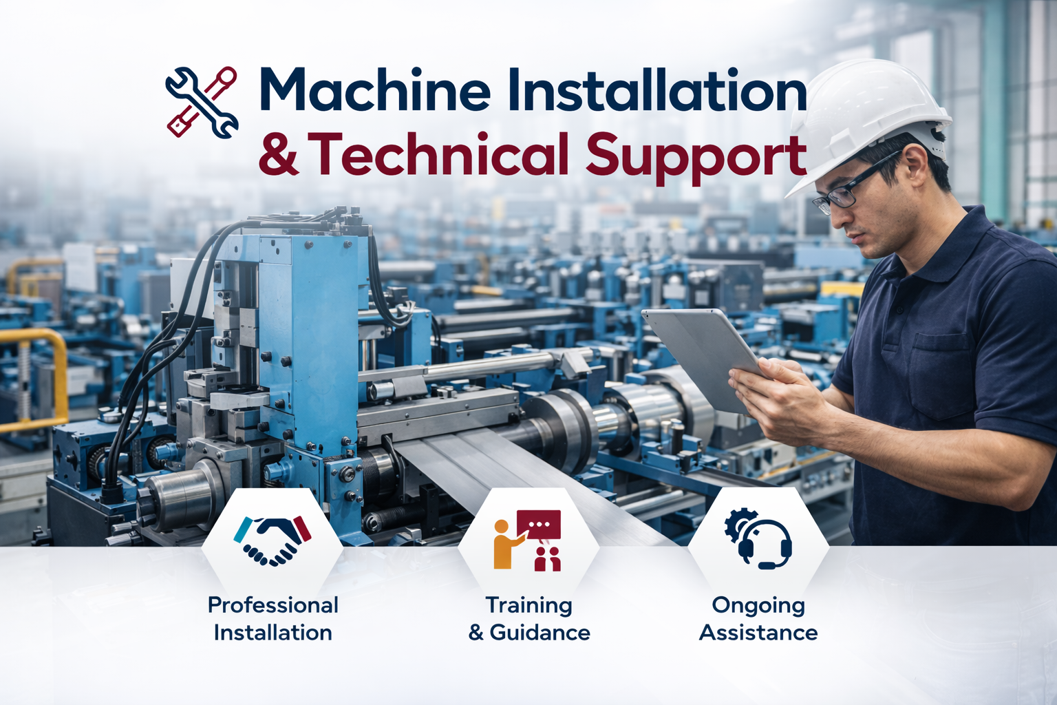 Machine Installation & Technical Support